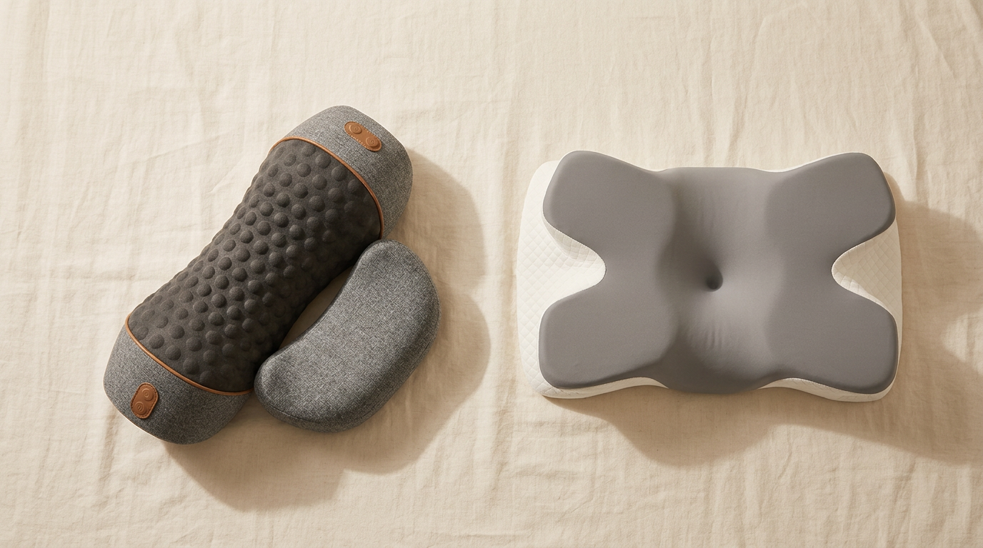 The Tensorra System — Thermalign and CervaHold flat-lay