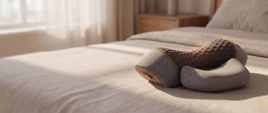 Thermalign on a bed in morning light